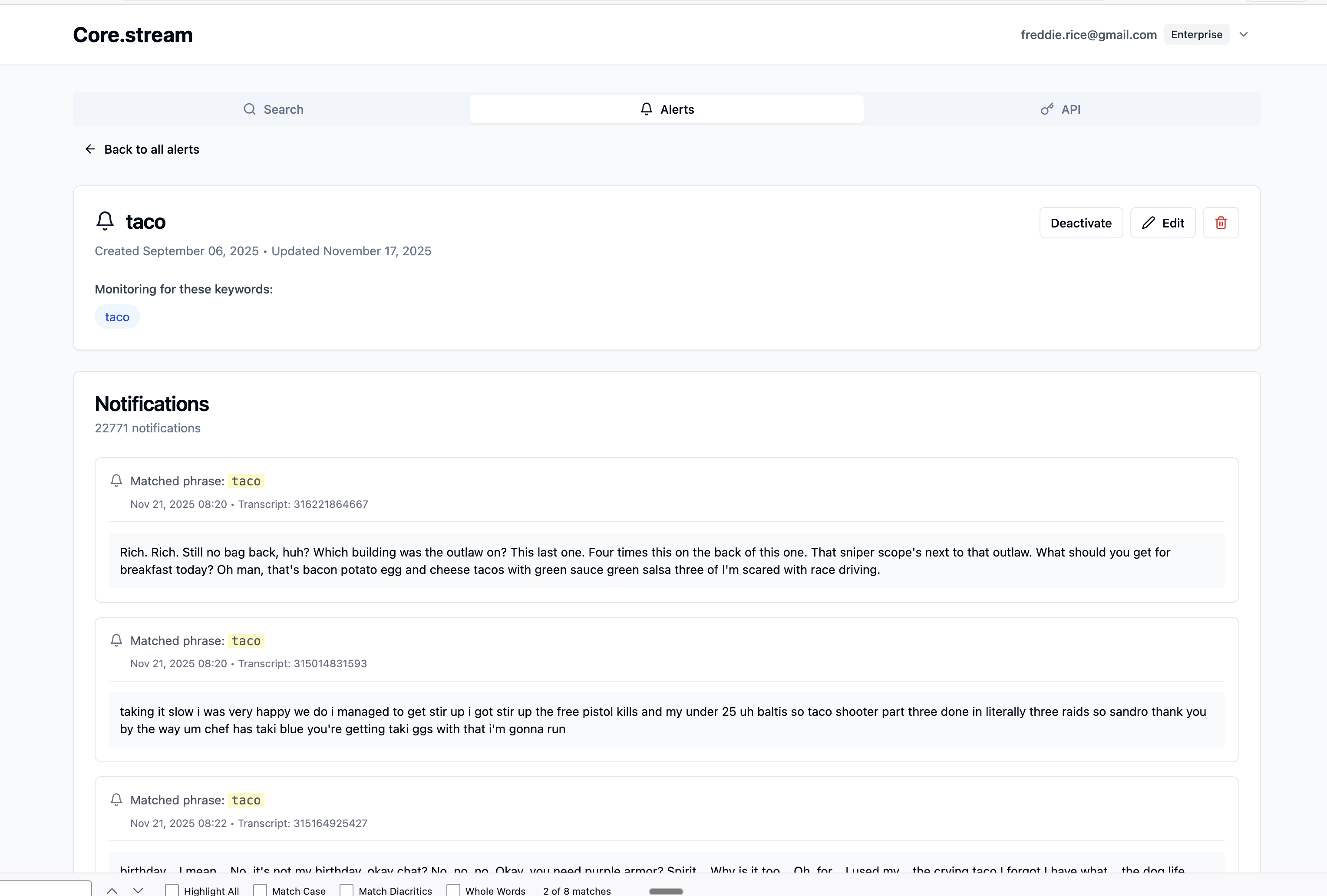 Core.stream - Screenshot 2 showing product features and functionality