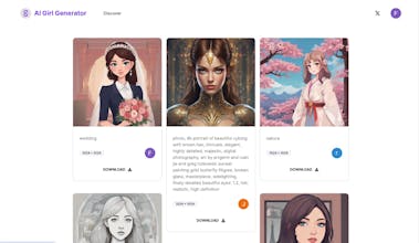 AI Girl Generator gallery image