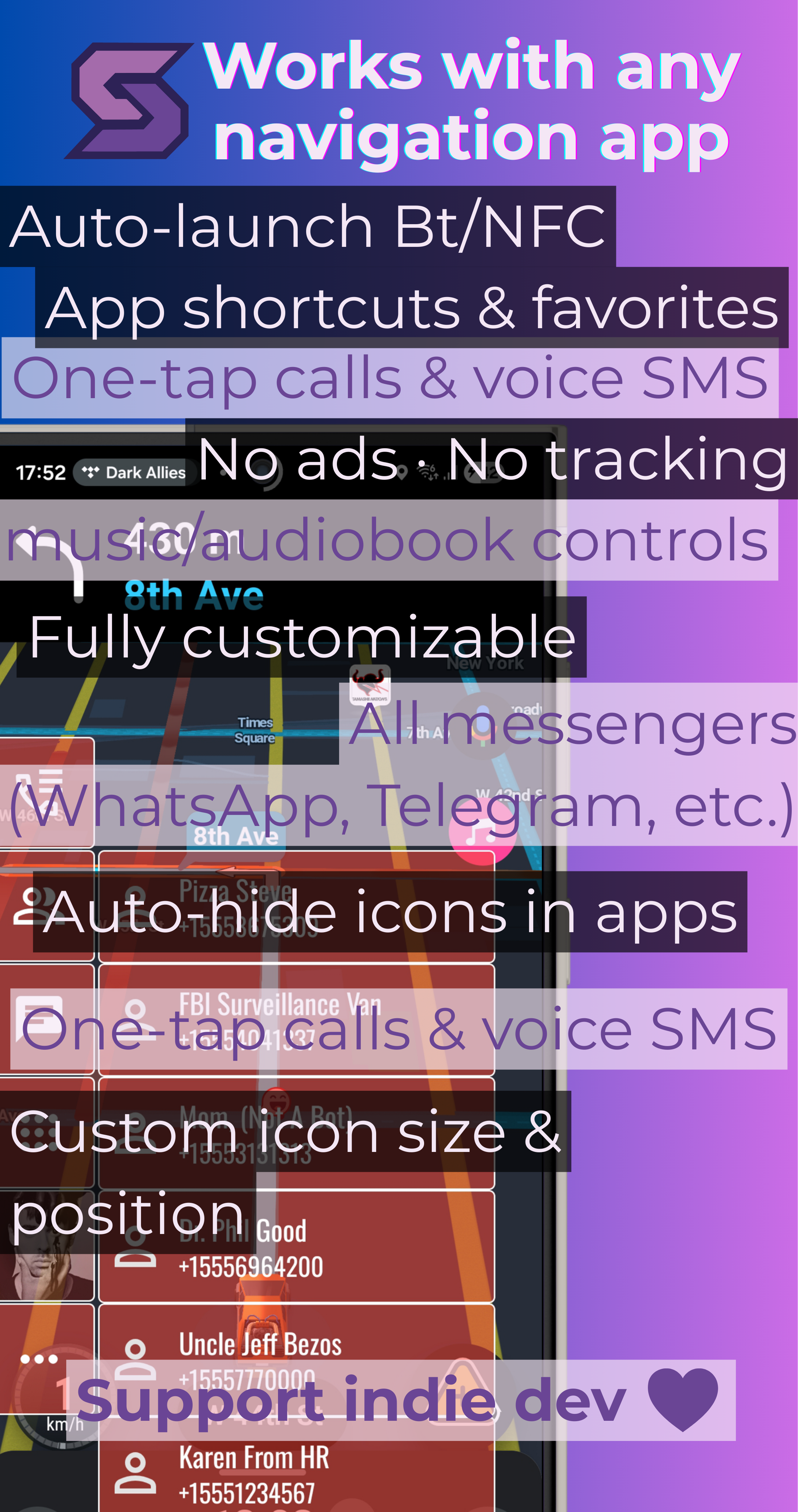 SafeDrive Companion – Phone Overlay - Screenshot 3 showing product features and functionality