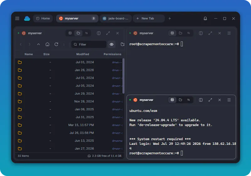 CloudTerm screenshot 2