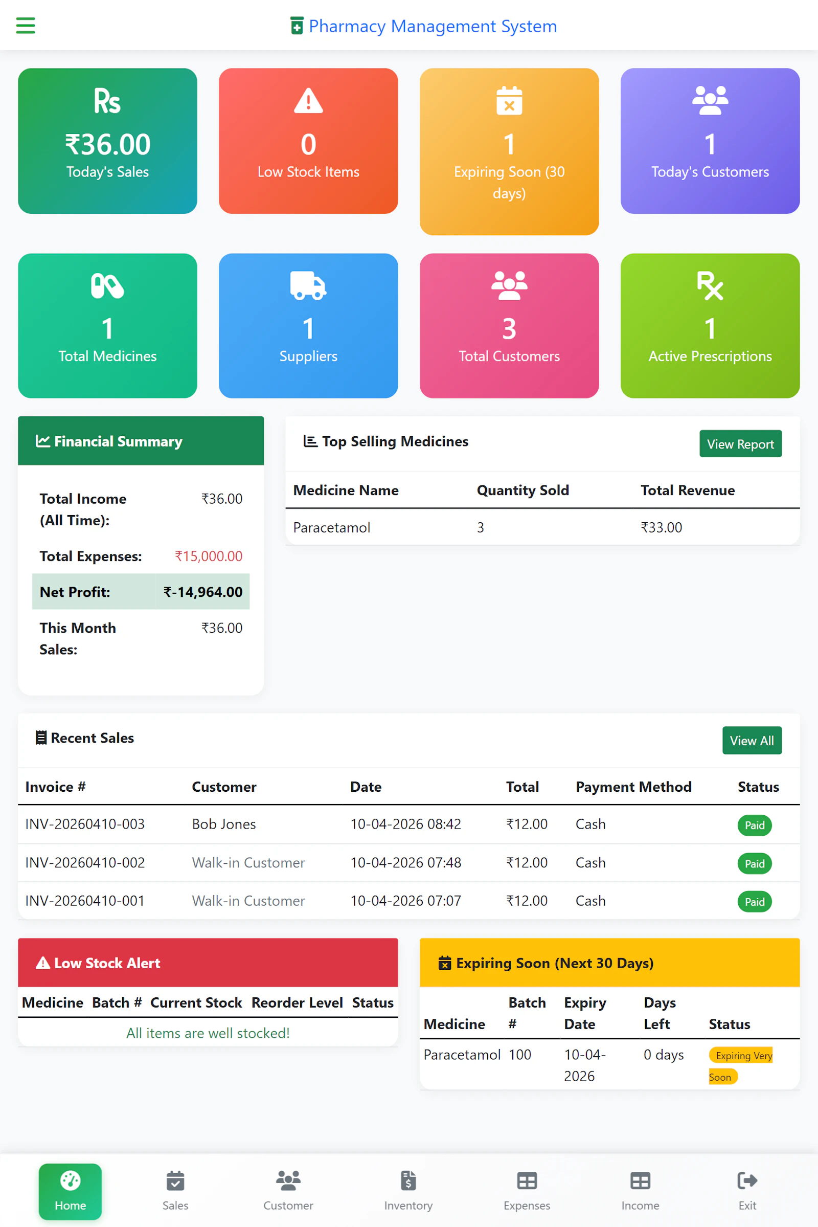 Pharmacy Store Management System screenshot 19