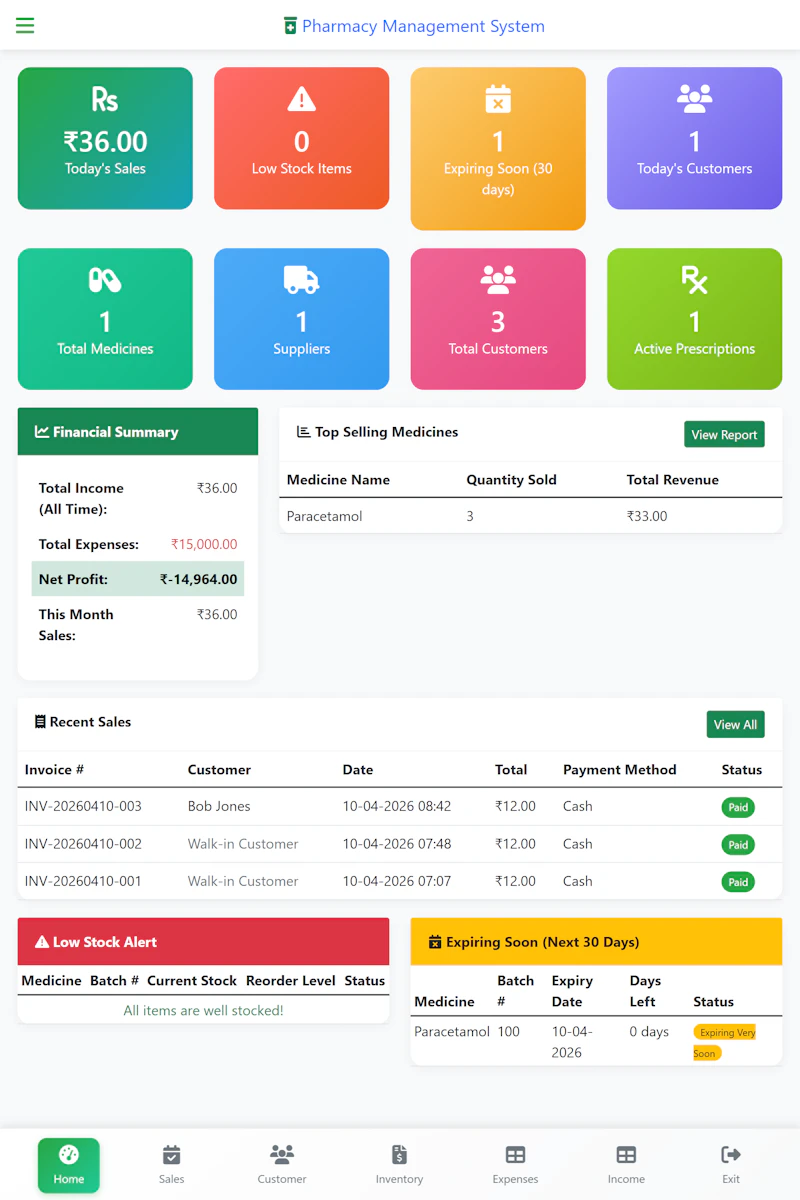 Pharmacy Store Management System screenshot 19