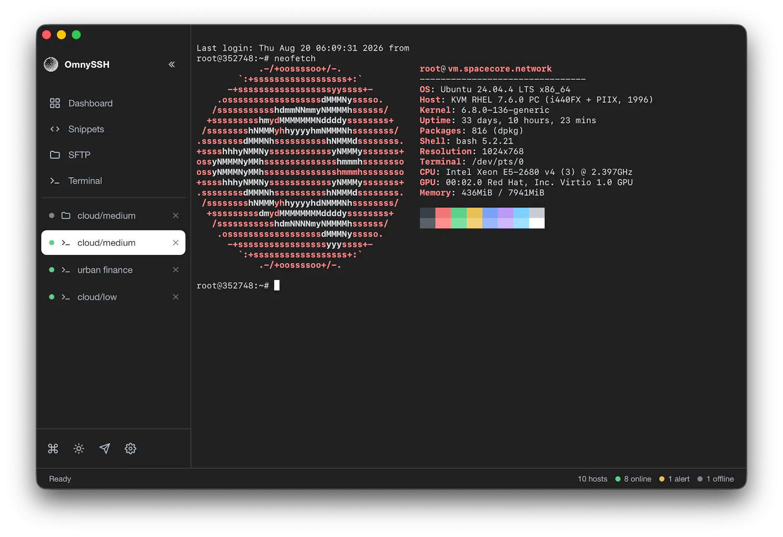 OmnySSH screenshot 2