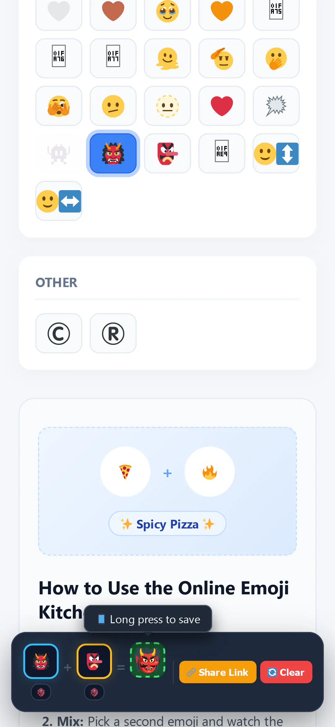 Emoji Kitchen Online gallery image
