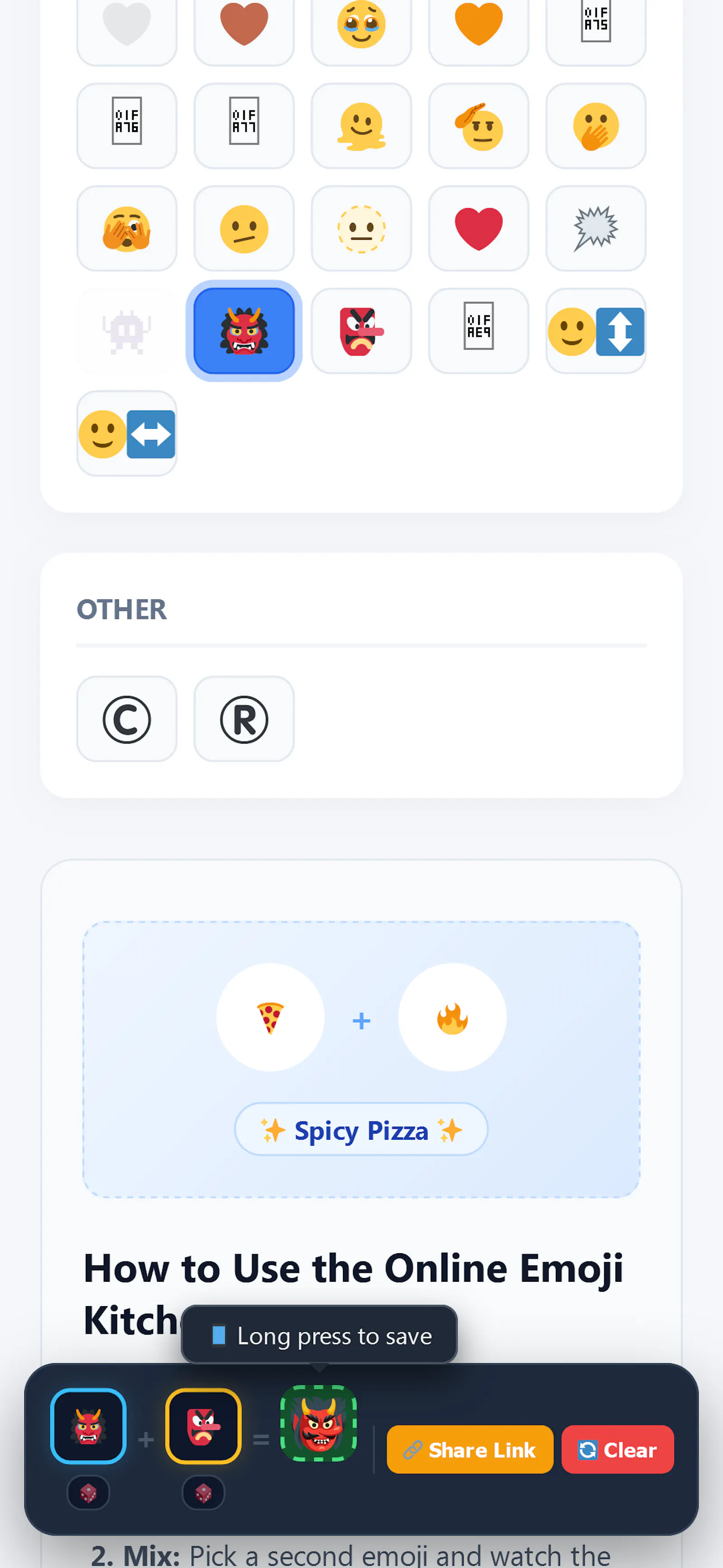 Emoji Kitchen Online screenshot 3