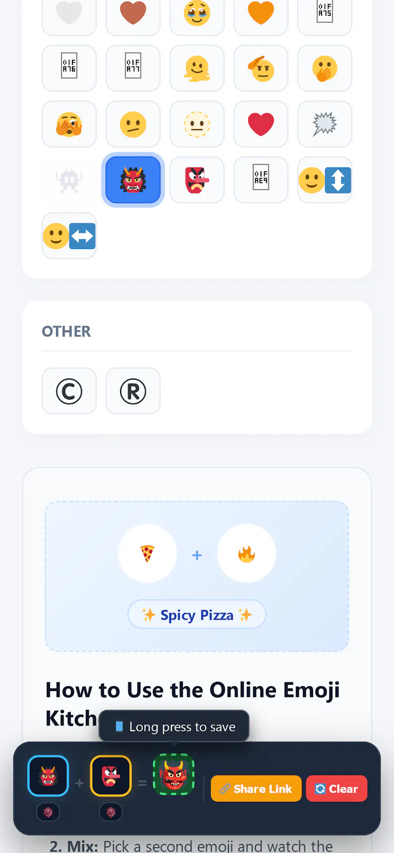 Emoji Kitchen Online screenshot 3