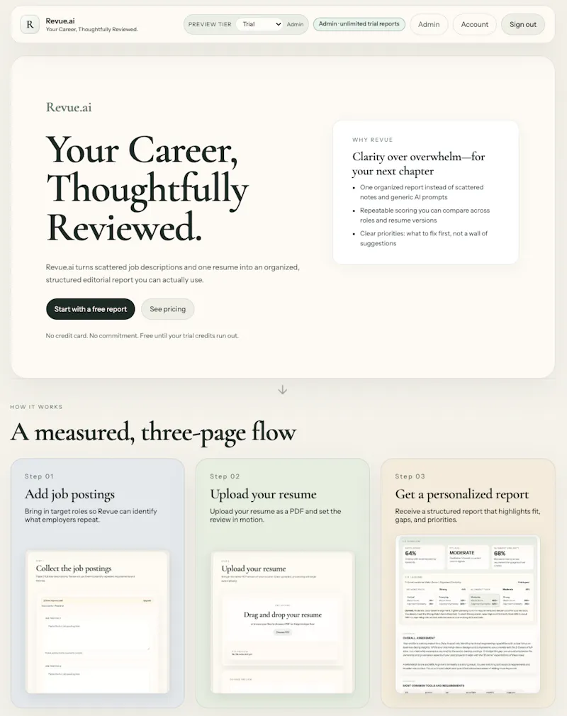revue.ai screenshot 1