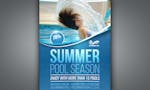 Swimming Pool Flyer Template image