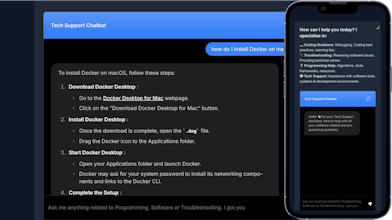 Tech Support Chatbot gallery image