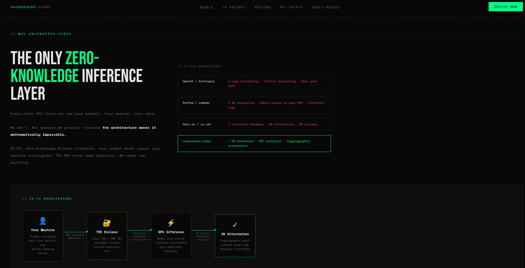 Uncensored GPU-as-a-Service Platform gallery image