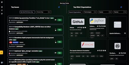 Gsoc Issue Tracker gallery image