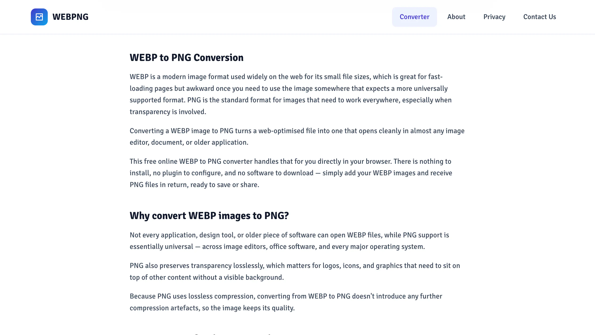 WebP to PNG Converter gallery image