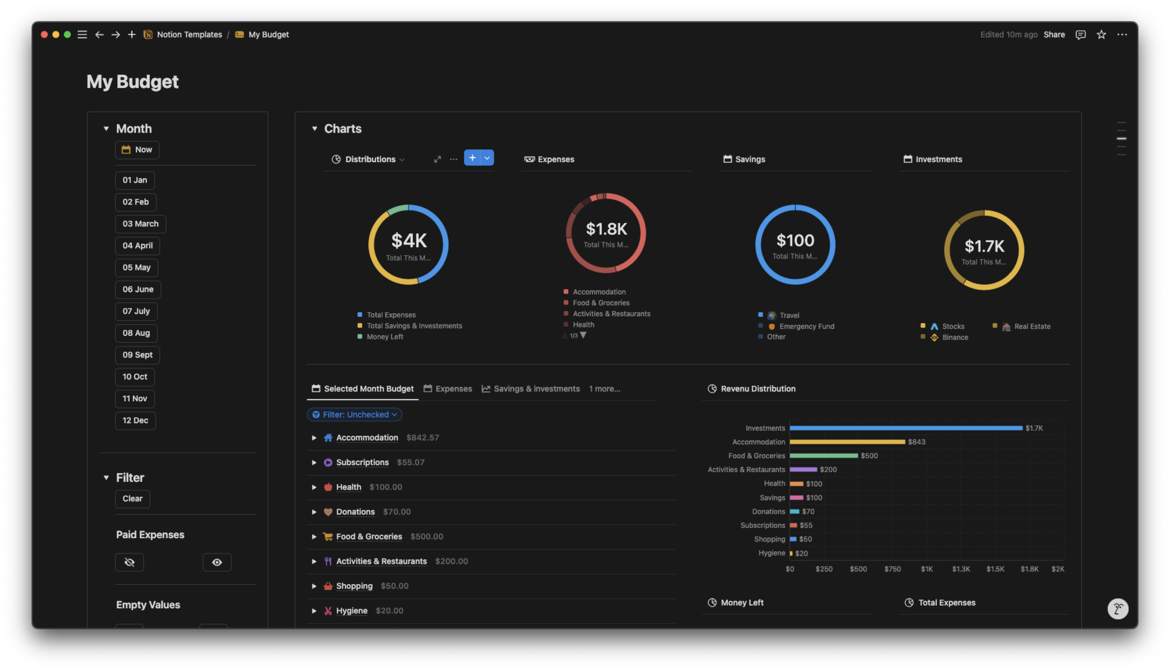 MyBudget - ваш собственный центр финансирования понятия - Превратите понятие в свой личный финансовый штаб. медиа 4