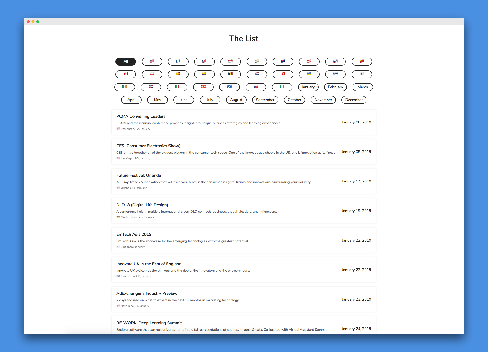 Tech Conferences 2019 gallery image