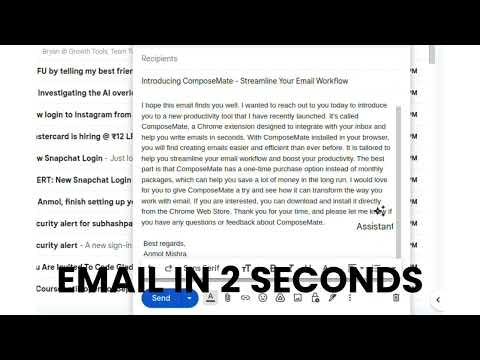 ComposeMate: AI Email Writing Sidekick gallery image