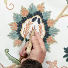 Kashmir Singhaa Hand Embroidered Fabric gallery image
