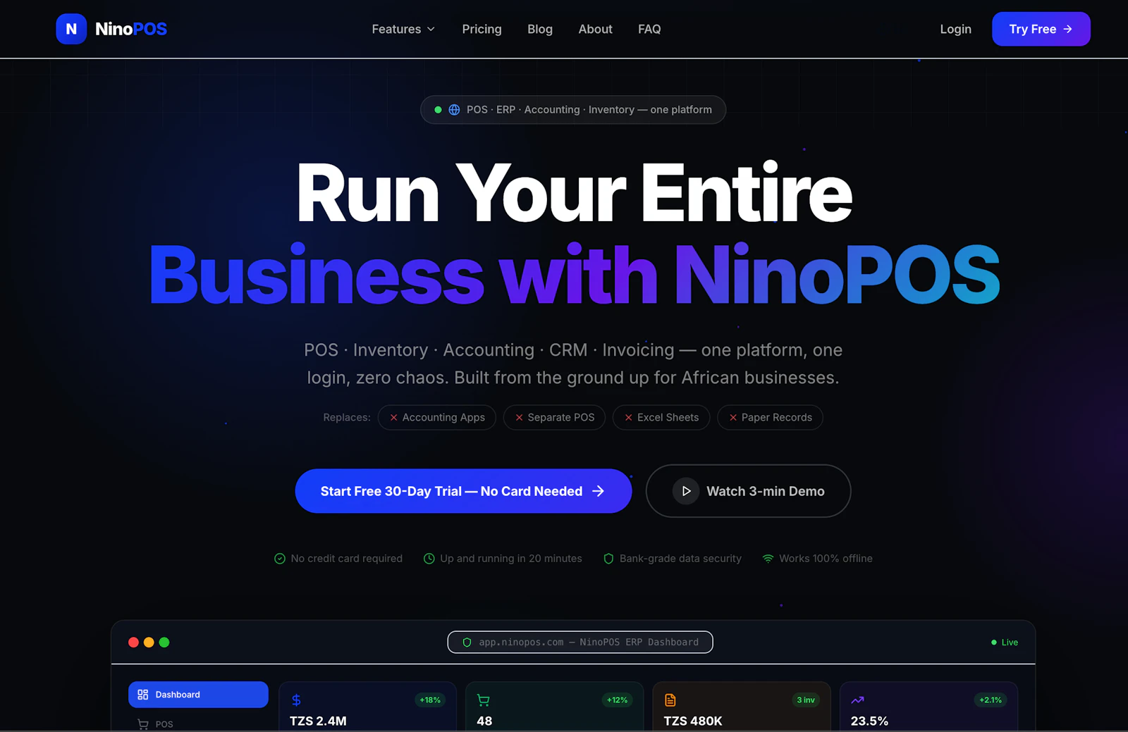 NinoPOS screenshot 1