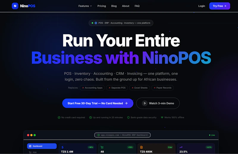 NinoPOS screenshot 1