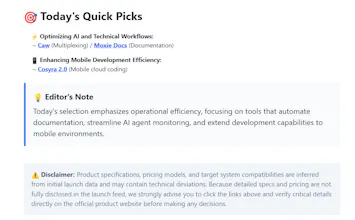 Daily Digest for Product Hunt gallery image