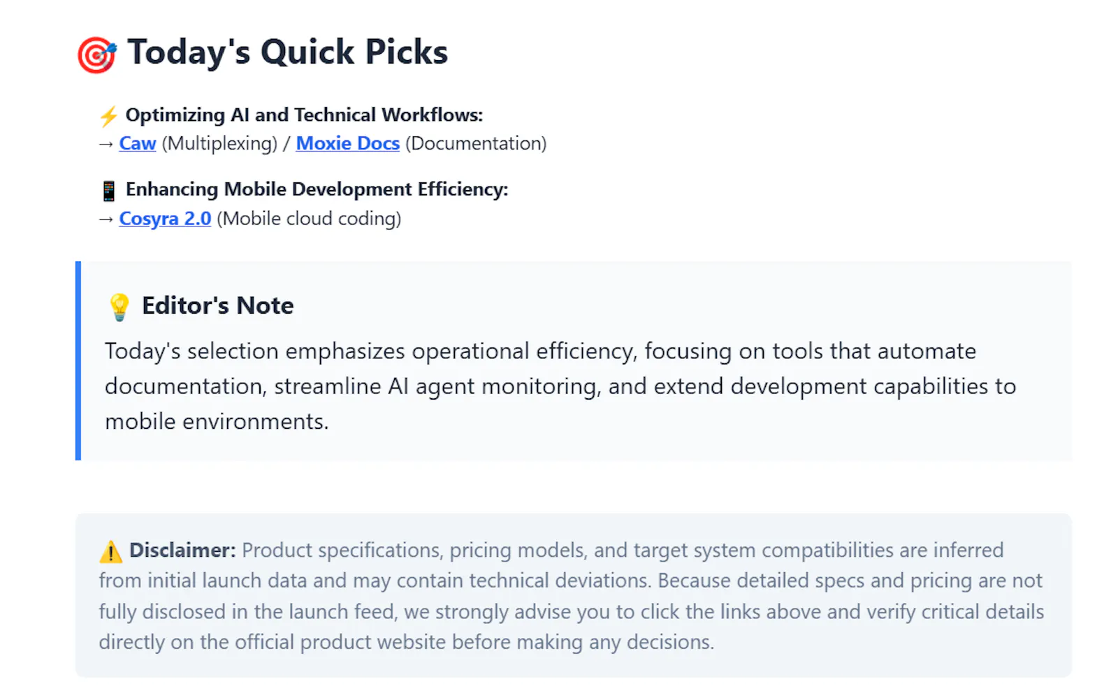 Daily Digest for Product Hunt screenshot 3