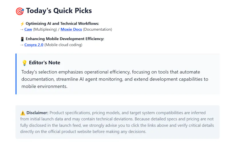 Daily Digest for Product Hunt screenshot 3