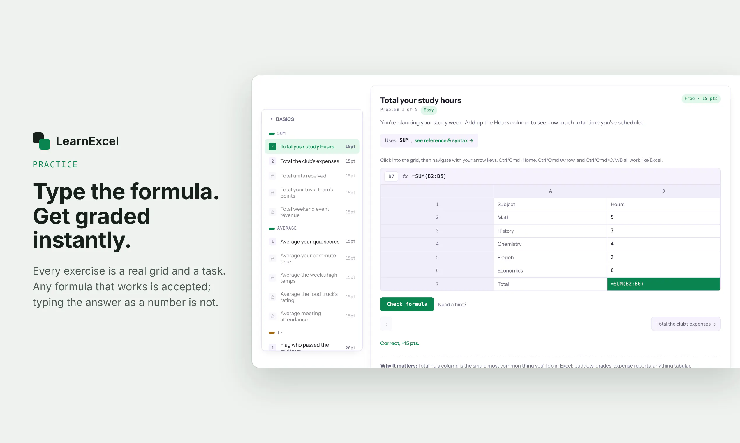 LearnExcel screenshot 6