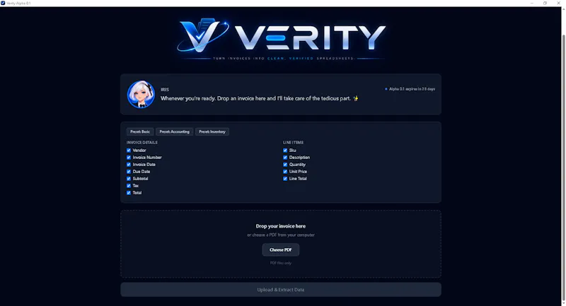 Verity screenshot 2