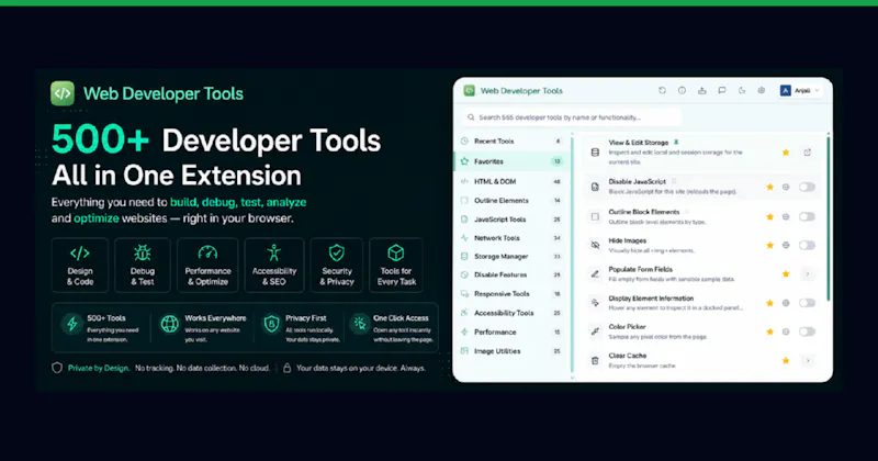 Web Developer Tools screenshot 6