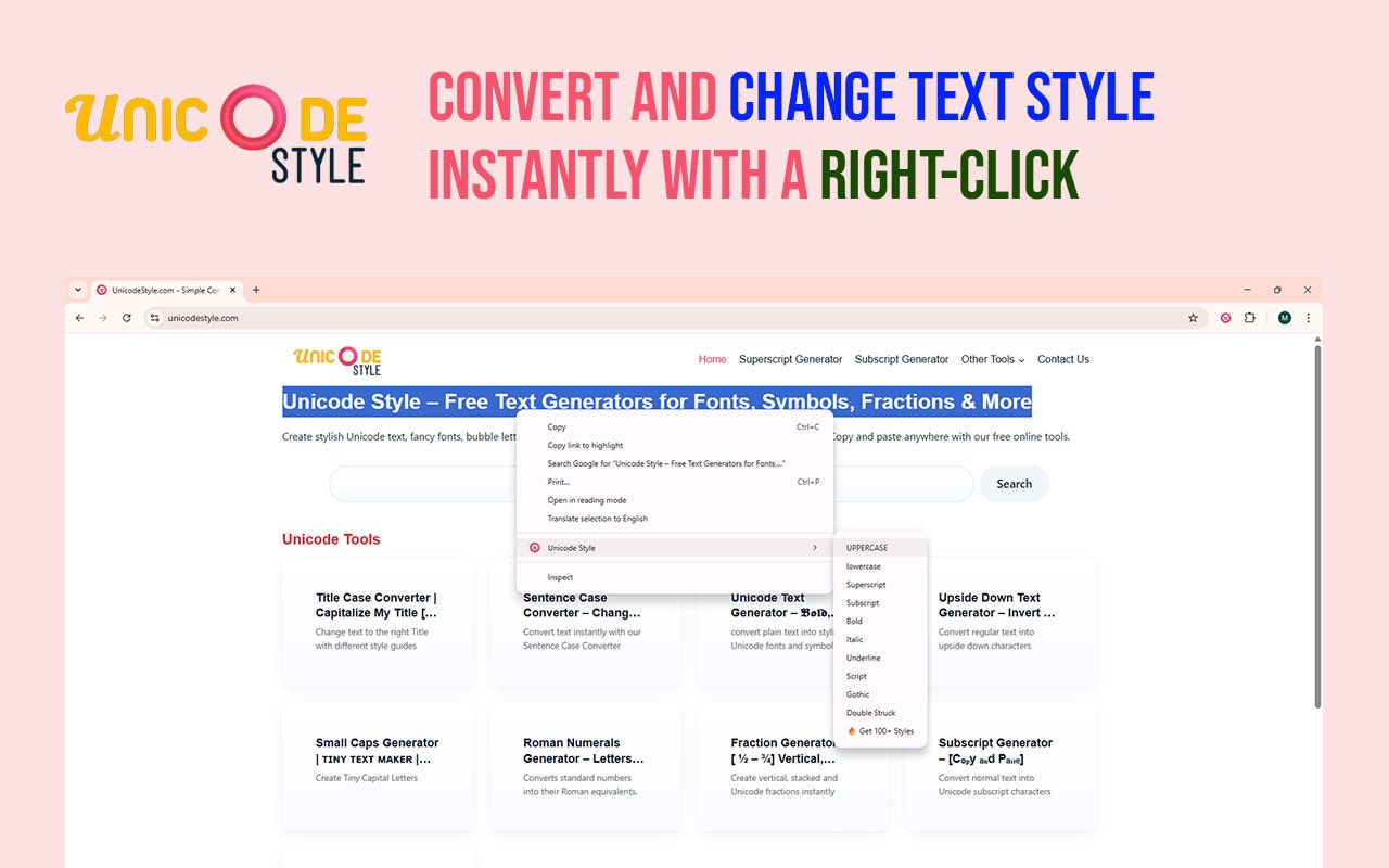 Unicode Style gallery image