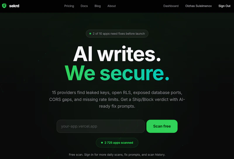 Sekrd screenshot 2