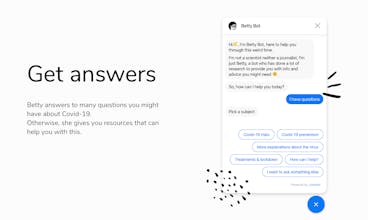 Betty Bot fighting Covid-19 gallery image