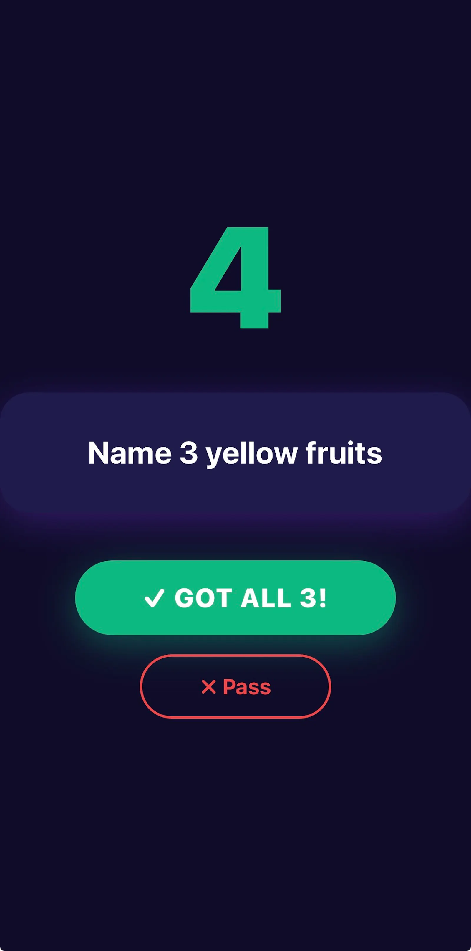 5 Seconds: Name 3 Things! screenshot 3