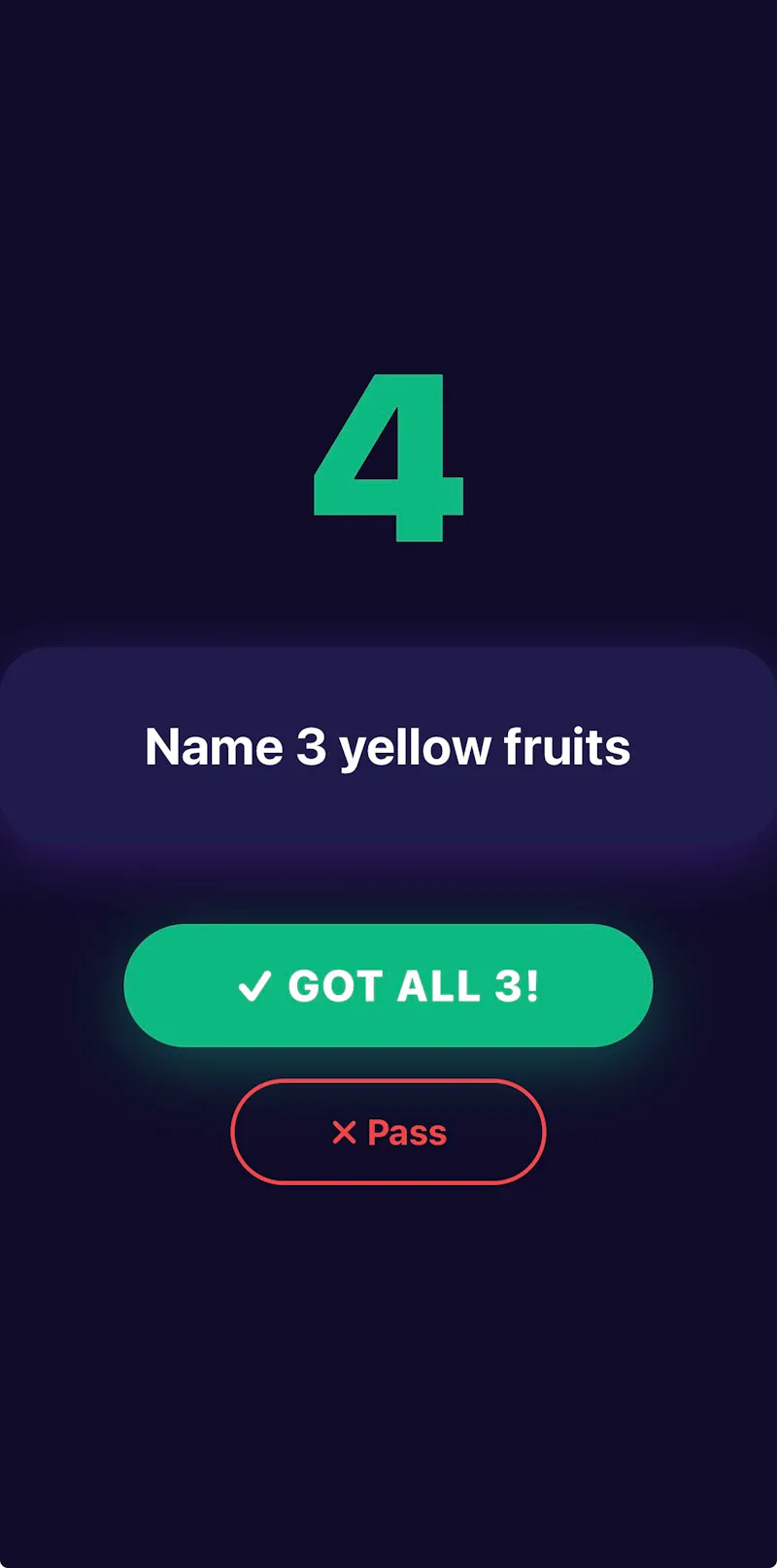 5 Seconds: Name 3 Things! screenshot 3