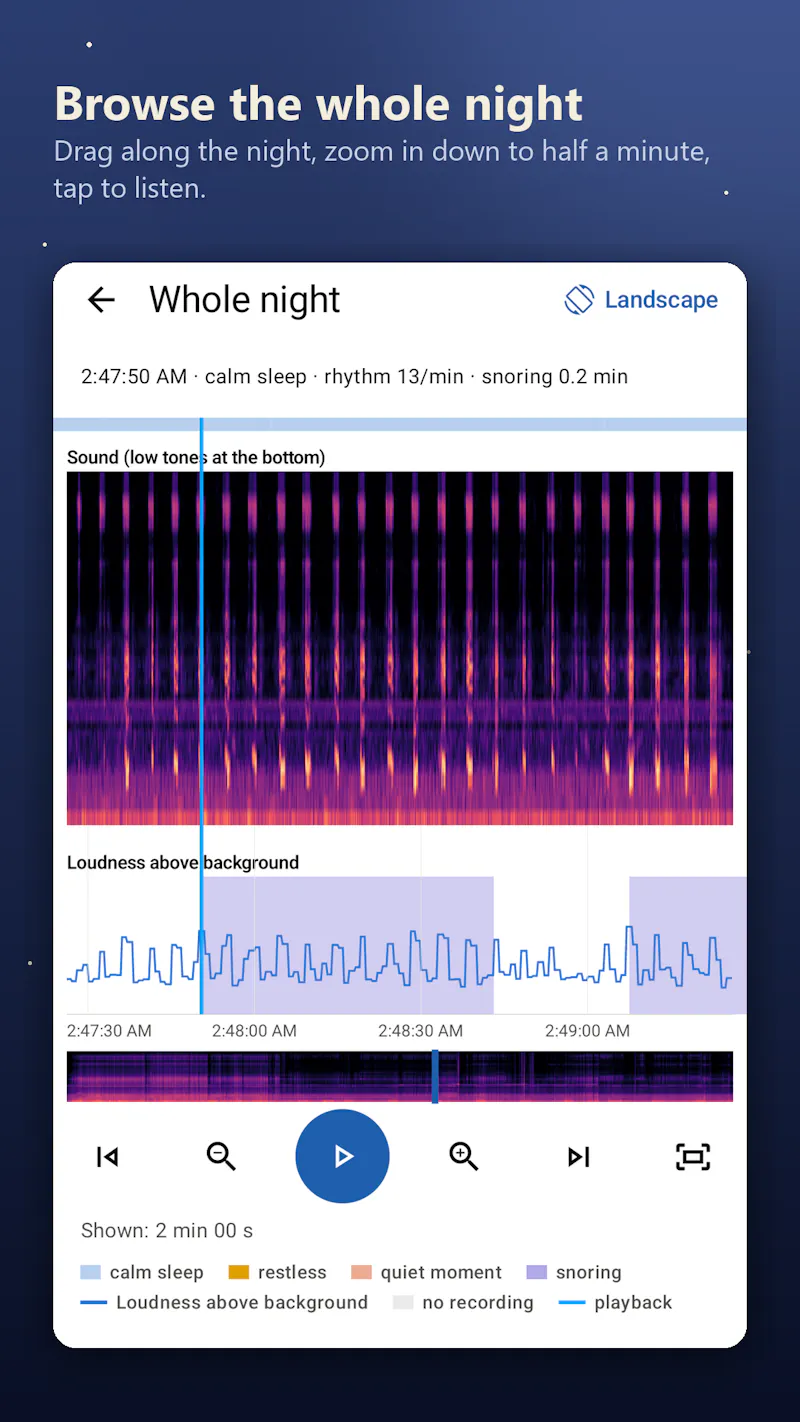 NightEar - Snore & Sleep Log screenshot 4