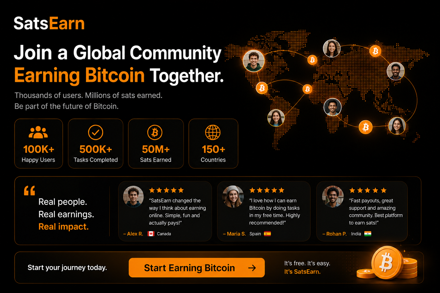 SatsEarn: Stack Sats, Not Excuses gallery image