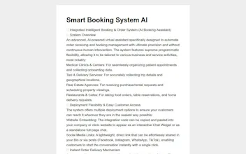 Smart Booking System AI gallery image
