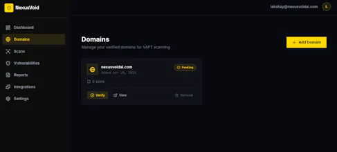 Nexus Void Automated Penetration Testing gallery image