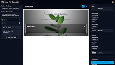 Easy FAQ Generator gallery image