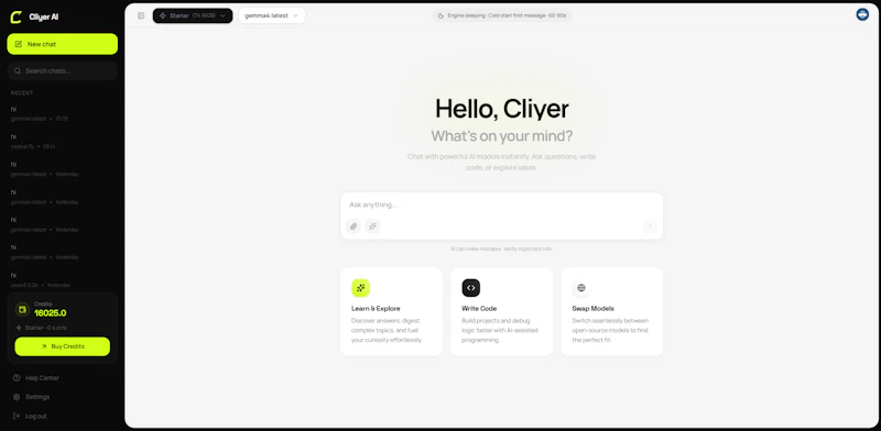 Cliyer AI screenshot 2