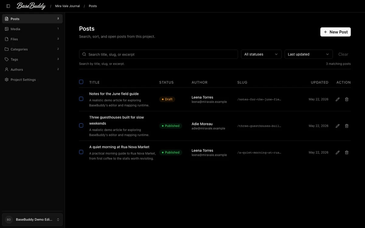 BaseBuddy screenshot 1