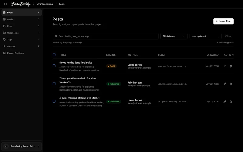 BaseBuddy screenshot 1