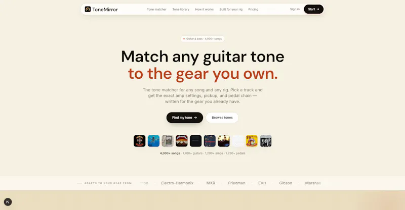 ToneMirror screenshot 1