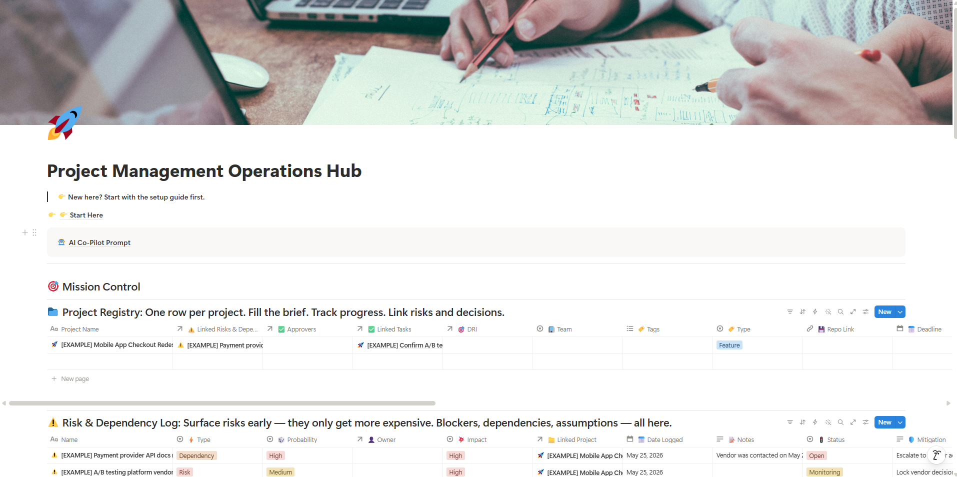 Project Management Operations Hub