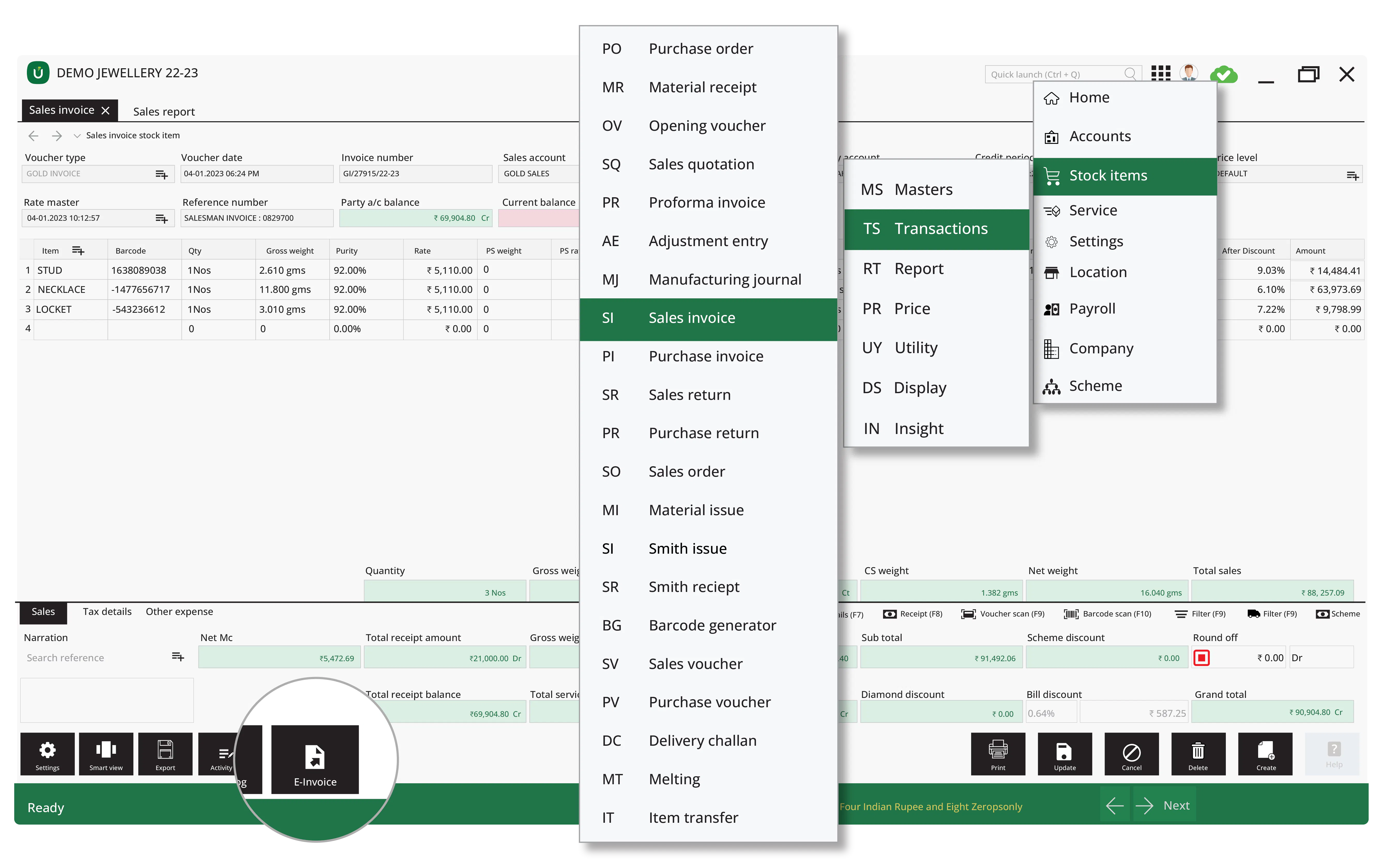 Jewellery Billing Software gallery image