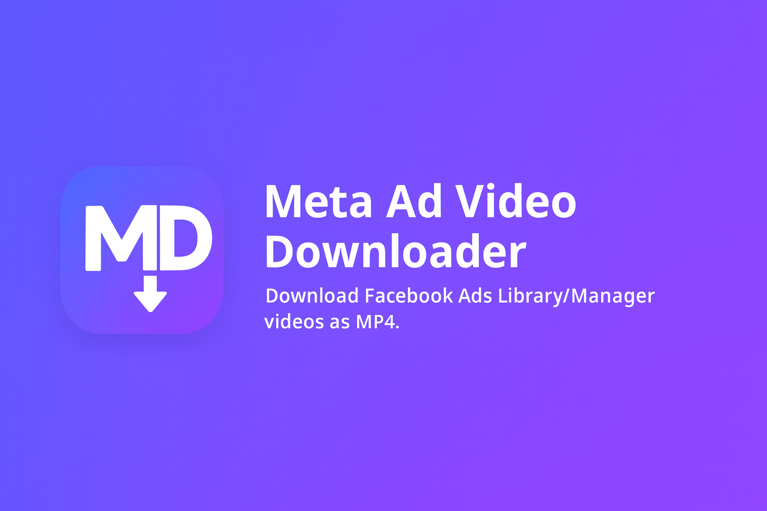 Meta Ad Video Downloader gallery image
