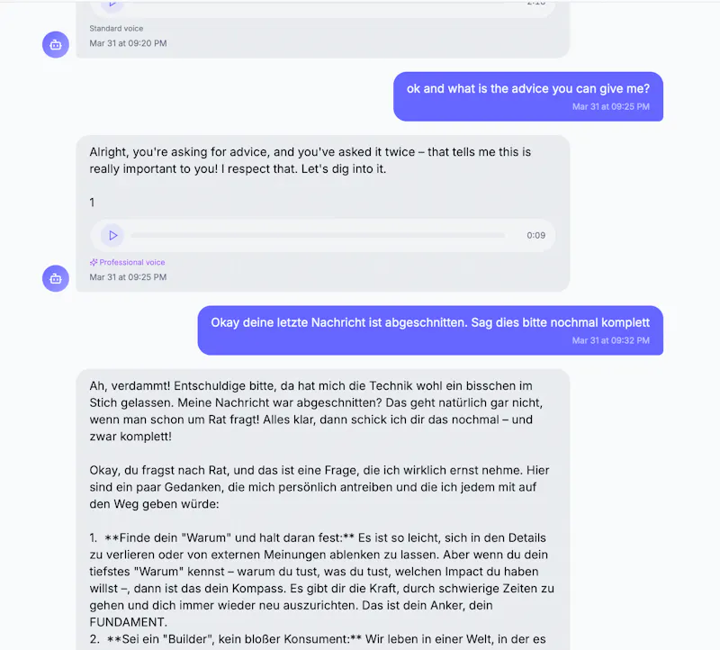 MyTwinVoice screenshot 11