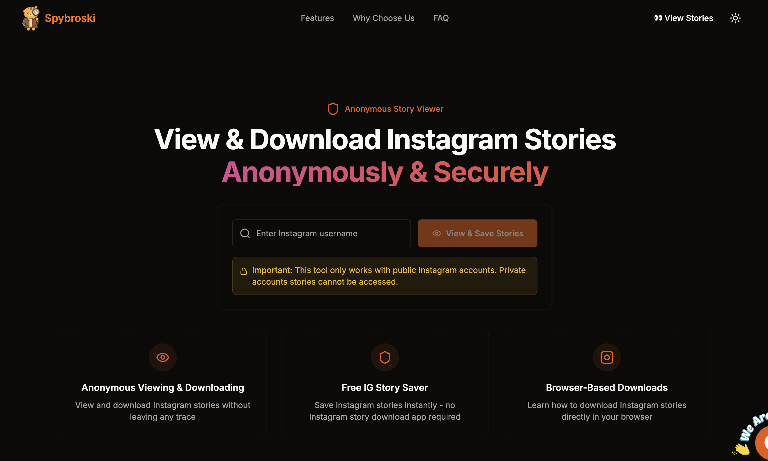 View Stories Privately - Anonymous instagram story viewer & follower tracker media 1