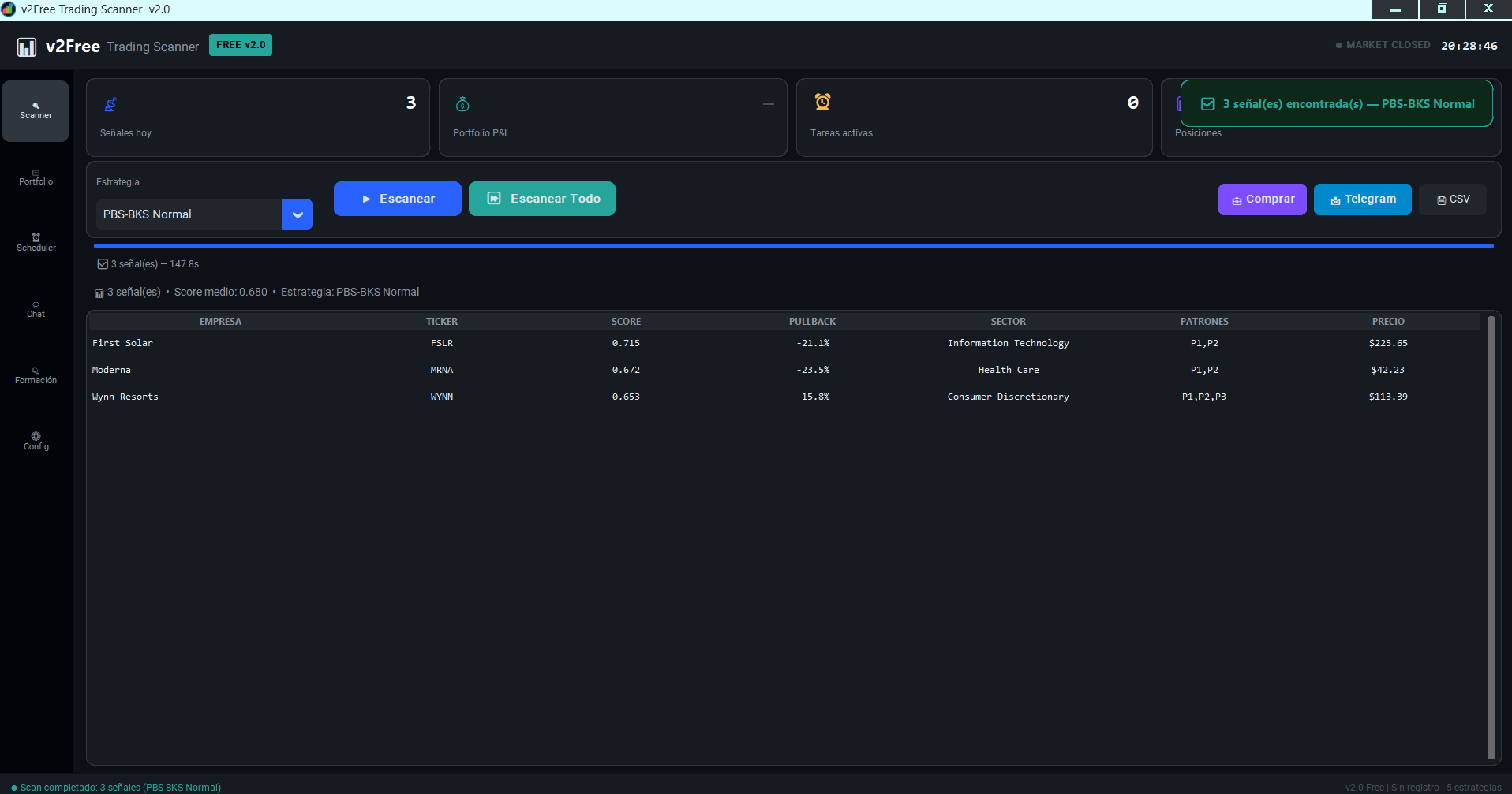 v2Free - Main product screenshot demonstrating key features and user interface