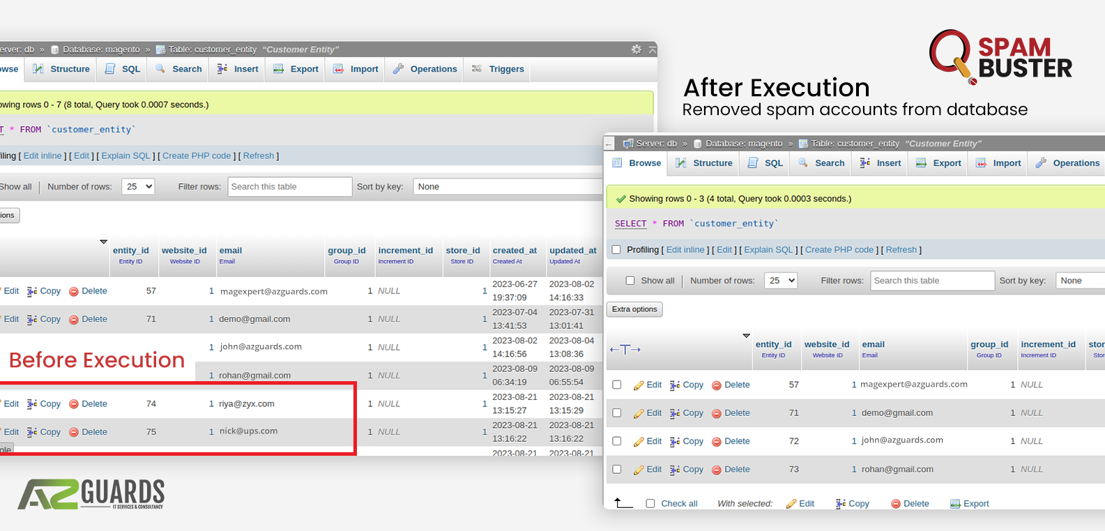 Spam Buster - Eliminar cuentas de spam de Magento 2 media 5