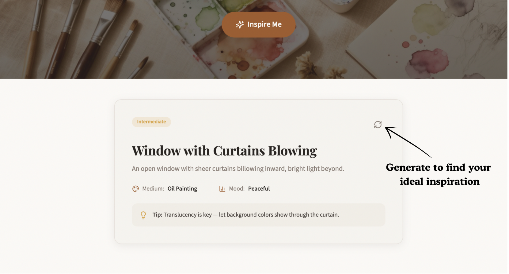 Spark Your Art - Screenshot 2 showing product features and functionality